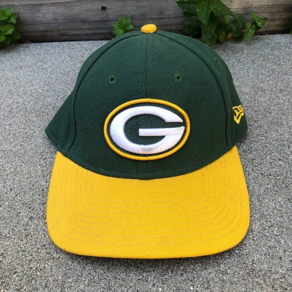 NEW ERA Green Bay Packers Hat Men's 9Forty Green Adjustable Cap NFL